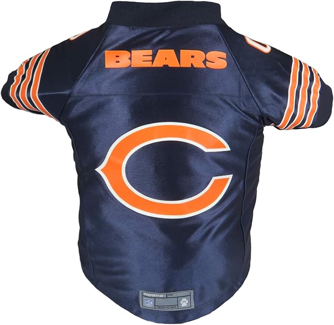 Littlearth NFL Chicago Bears Premium Pet Jersey, Team Color, X-Large
