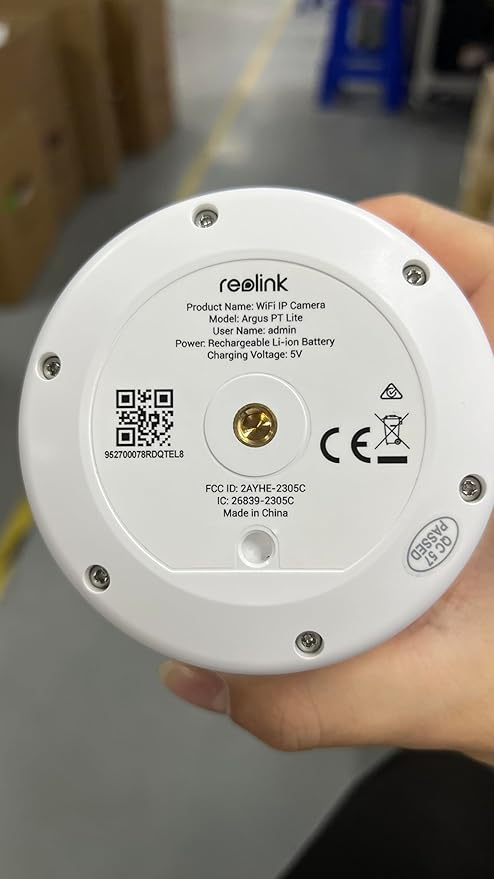 REOLINK Argus PT Lite+SP - 3MP Solar Wireless Camera Security Outdoor, 360° Pan-Tilt, Person/Vehicle Detection, 2.4GHz WiFi Solar Powered Camera for Home Security, No Monthly Fee, Local Storage