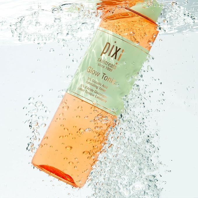 Pixi Glow Tonic Balancing Face Toner Glycolic Acid for Radiant Skin and Daily Brightening (8.5 fl oz / 250 ml)