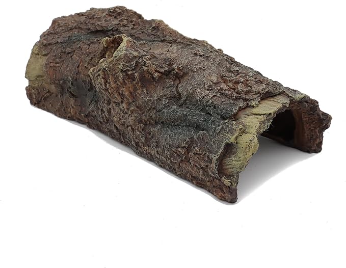 JIHAQUA Reptile Bark Terrarium Decor - Lizard, Snake & Reptile Hide, Spider Cave