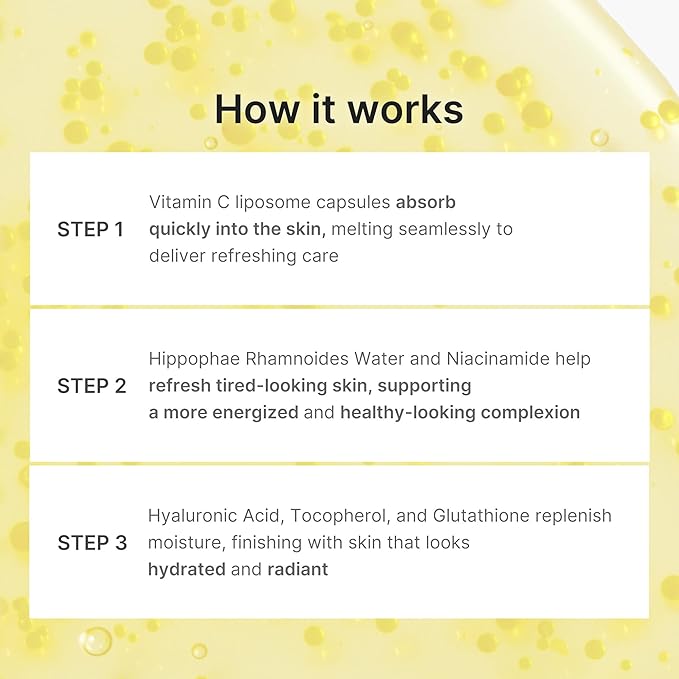 medicube Deep Vitamin C Capsule Serum | Hydrating Vitamin C Serum for Dull & Uneven-Looking Skin with Visible Concerns | Liposome Capsules for Smooth, Radiant Texture | Korean Skincare 1.01 fl.oz