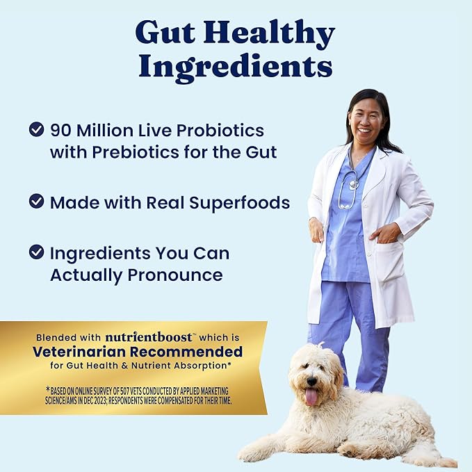 Solid Gold Toy & Small Breed Dry Dog Food Small Bites – Real Lamb, Grain Free, Gluten Free, High Fiber Healthy Kibble w/Probiotics for Gut Health & Digestion Support– All Ages NutrientBoost™ –11LB