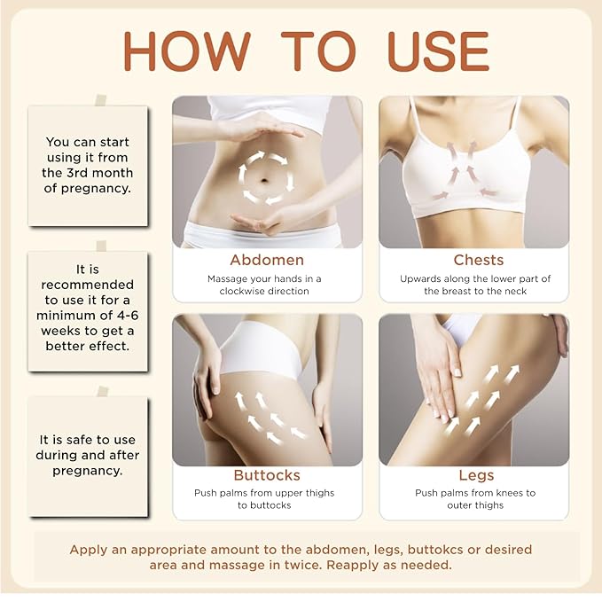 Pregnancy & Postpartum Skincare for Stretch Marks-Body Oil for Scars, Stretch Marks and Moisturizing-Safe for Pregnancy & Breastfeeding - Paraben-Free-8 Different Natural and Pure Oils-5.07 Fl Oz.