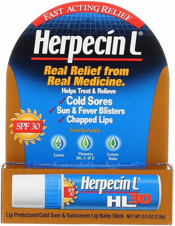Herpecin L Lip Protectant SPF 30 0.10 oz (Pack of 3)