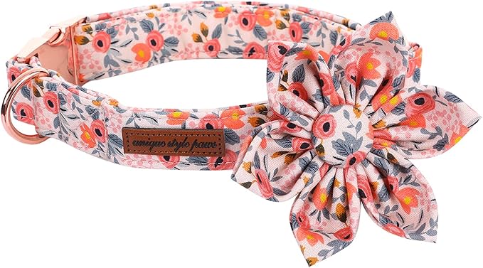 Unique style paws Cotton Dog Collar with Bow Winter Christmas Puppy Collar with White & Red Grid for Small Medium Large Boys Girls Dogs