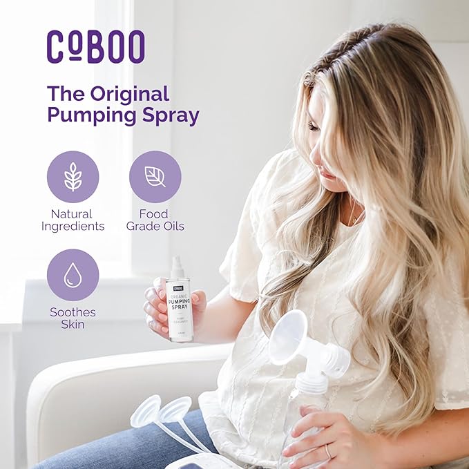Care Kit | Includes Breast Pumping Spray (2 Fl Oz), Stretch Cream | Designed for Postpartum Skin | Soothes Discomfort and Irritation