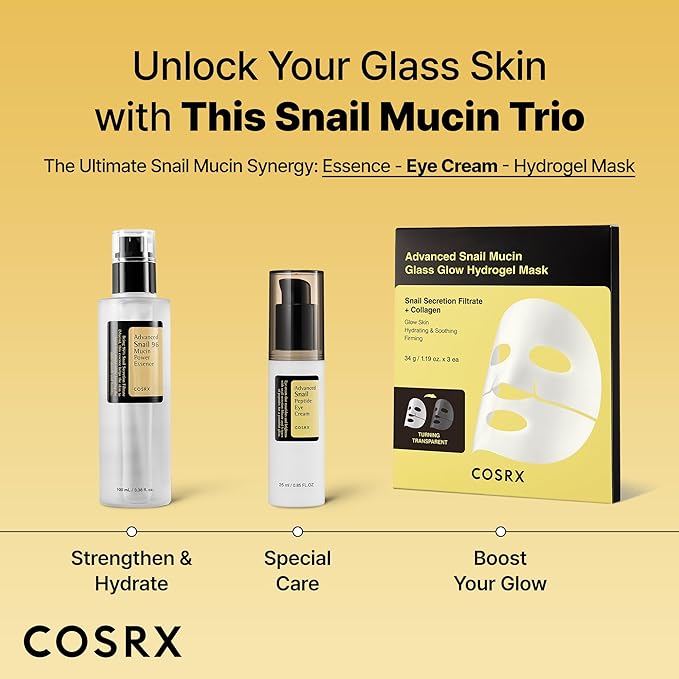 COSRX Snail Mucin Peptide Under Eye Cream, 0.84 fl oz, 73.7% Snail Mucin and Niacinamide, Eye Care, Eye Cream Anti Aging, Dark Circles, Korean Skin Care