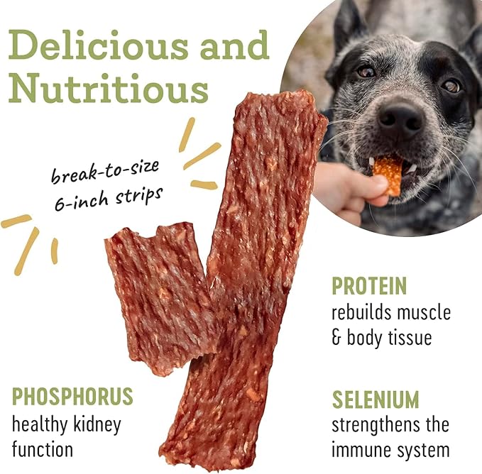 Farm Hounds - Duck Strips - Premium Natural Jerky for Dogs - Made from 100% Humanely Raised Duck - Great for Training & Treats - No Added Fillers - Made in USA - 4.5 oz - 2 Pack