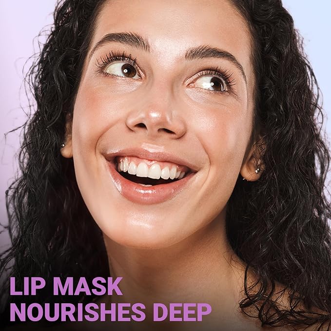 iMethod Lip Mask Overnight - Lip Sleeping Mask for Dry Lips, 8-Hour Hydrating Lip Balm with Hyaluronic Acid, Intense Moisturizing Lip Treatment to Nourish & Repair - Honey
