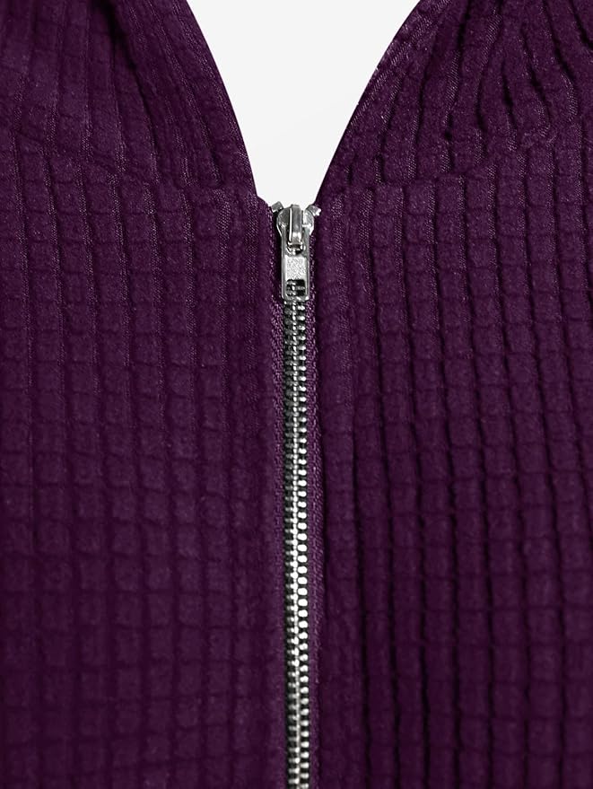 ROSE GAL Rosegal Women Plus Size Cat Ear Ribbed Hooded Blouson Jacket Animal Ear Two Tone Cute Hoodie