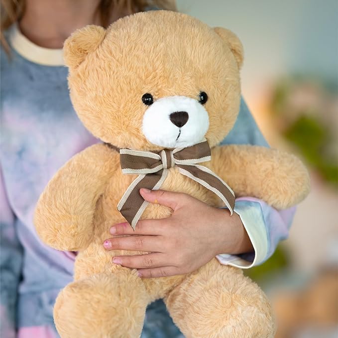 Tezituor Bulk Teddy Bears for Baby Shower, 10Pcs Teddy Bear Stuffed Animal Bulk, 12" Stuffed Bear Plush Toy for Wedding Birthday Christmas Party Decorations