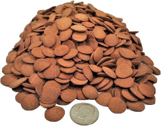 Aquatic Foods Inc. Ultra Multi-Shrimp 12mm Sinking Wafers - 10 Types of Shrimp for Bottom Fish, Plecos, Snails, Crayfish, Herbivorous & Omnivorous Tropical Fish - 2 lbs