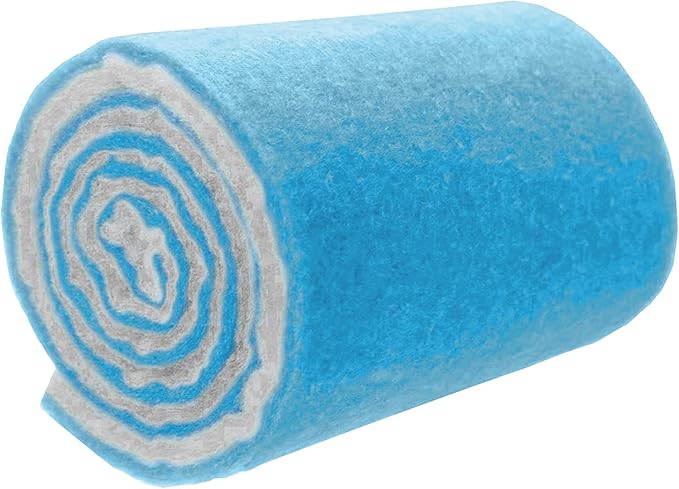 Big Kahuna Aquarium Filter Floss for Fish Tank Filters – Aquarium Filter Pad – 3/4-1 Inch Thick 12 Inch Wide 30 Feet Long - Media Roll for Healthy Water in Freshwater Aquariums or Marine Aquariums