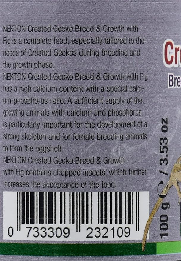 Nekton Crested Gecko Fig for Growth and Breeding 100g (3.53oz)