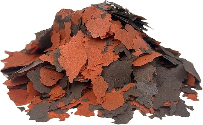 Aquatic Foods Inc. Flakes - 45% California Blackworm & Beef Heart Flake Mix for Discus, Cichlids, Tetras, Guppies, Live Bearers, All Community Tropical Fish - Premium AF Flakes - 2-lbs