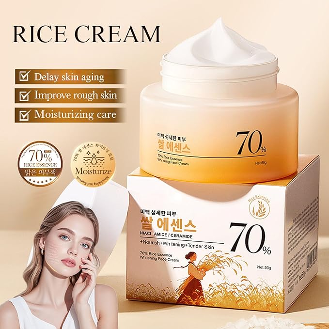 INSEEK Rice Skin Care Set for Women, Moisturizing Face Routine Set, Deep Hydration and Refined Skin, Strengthen Barrier, Balances Oil, Skincare Gift Sets for Birthday Christmas