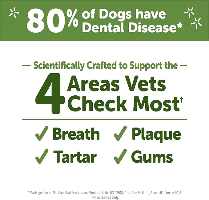 Whimzees Wellness Stix Dog Dental Treats, Natural Chews, Small Size Stick, (28 Count)