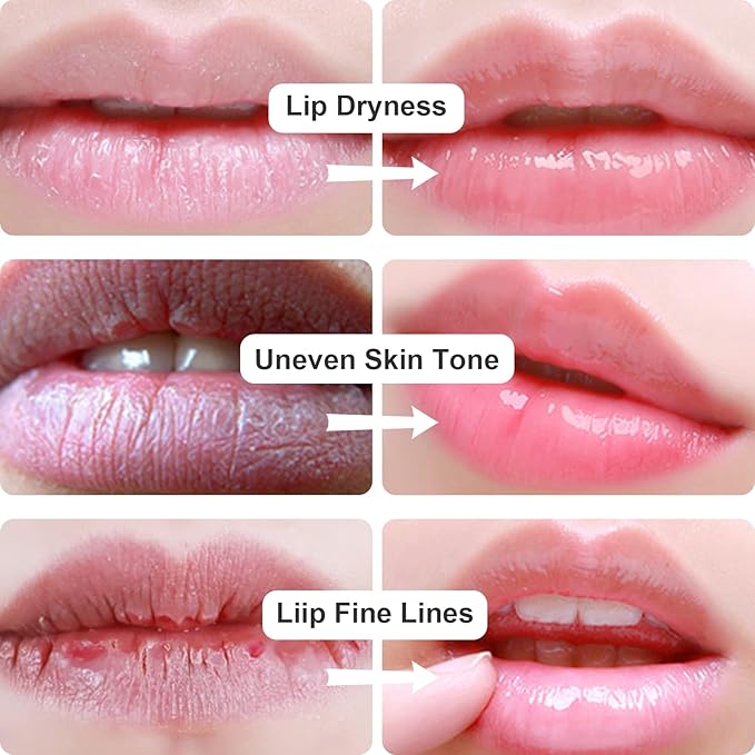 Permotary 30 PCS Collagen Lip Mask Crystal Mouth Care Gel Pads for Moisturizing & Reducing Chapped, Smoothing Fine Lines-Lip Patches for Firms & Hydrate and Plump