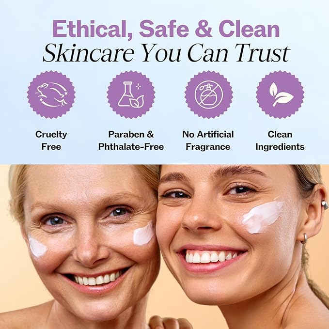 LilyAna Naturals Eye Cream for Dark Circles and Puffiness, Under Eye Cream for Wrinkles and Bags, Anti Aging Cream helps Improve Dryness; for Sensitive Skin 0.5 oz