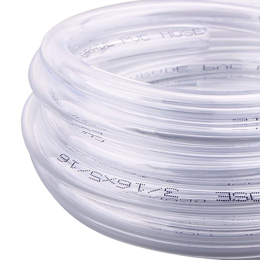 DERNORD PVC Tubing 3/16"ID X 5/16"OD Flexible Clear Vinyl Hose 10 Feet for Food Grade
