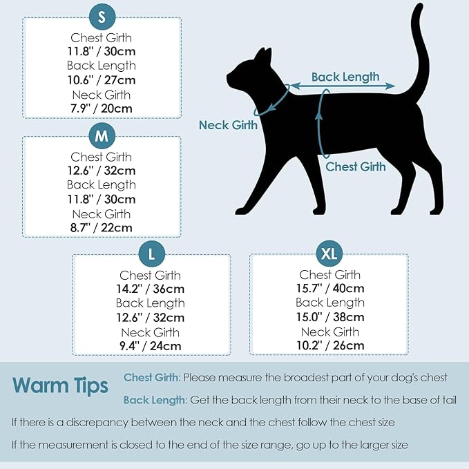 SUNFURA Turtleneck Sweater for Cat, Sphynx Cats Shirt Hairless Cat Sweaters with Sleeves, Warm and Soft Kitten Pullover Fleece Winter Pajamas Jumpsuit for Puppy Cats, Blue M