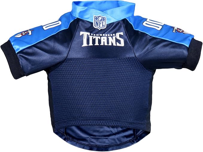 Littlearth NFL Tennessee Titans Premium Pet Jersey, Team Color, Medium