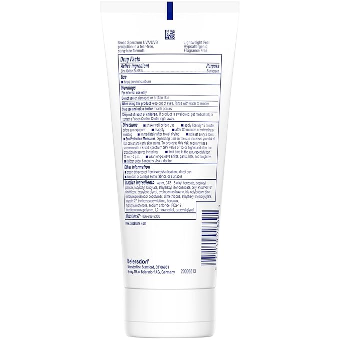 Coppertone Sport Mineral Sunscreen Lotion SPF 50, Water Resistant Sunscreen with Zinc Oxide, 5 Fl Oz Bottle