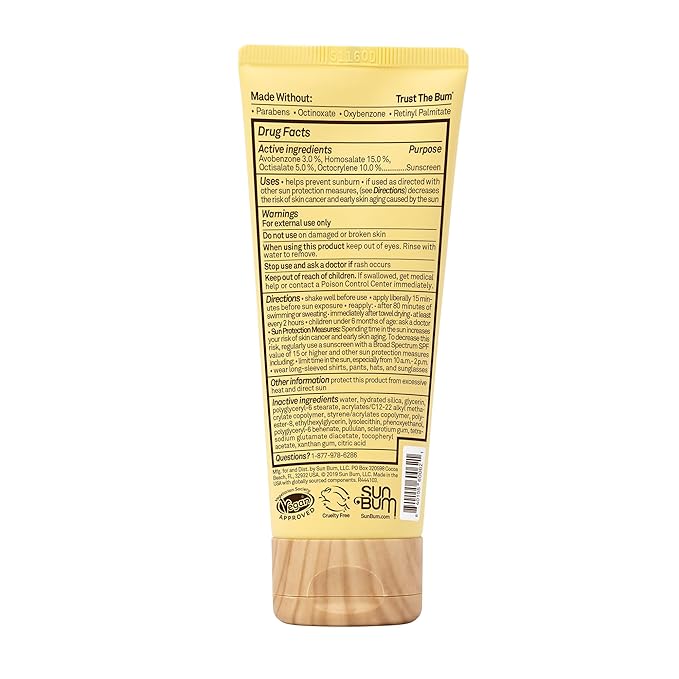Sun Bum Original SPF 70 Sunscreen Face Lotion - Broad Spectrum Moisturizing Facial Sunscreen with Vitamin E - Fragrance Free - Travel Size - 3 oz,(Pack of 2)