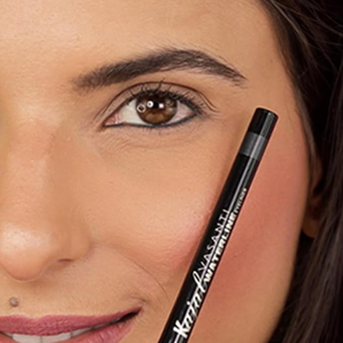VASANTI Kajal Waterline Eyeliner Pencil - Long-lasting, Waterproof, Smudge-proof, Safe for Sensitive Eyes, Waterline Eye Liner - Opthalmologist Approved and Tested (Slate Grey)