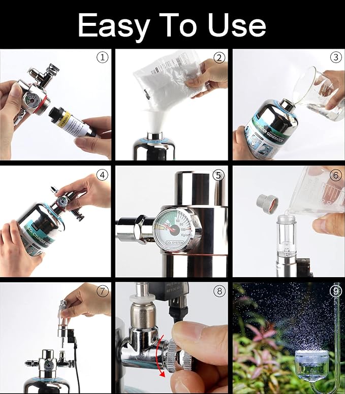 Aquarium CO2 Generator Kit Double Pressurization Enhanced Version, G700S