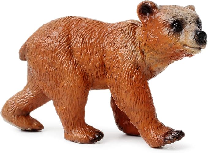 Forest Animal Figures Cake Toppers, Woodland Creatures Toy Figurines Set (5pcs Forest Animals)