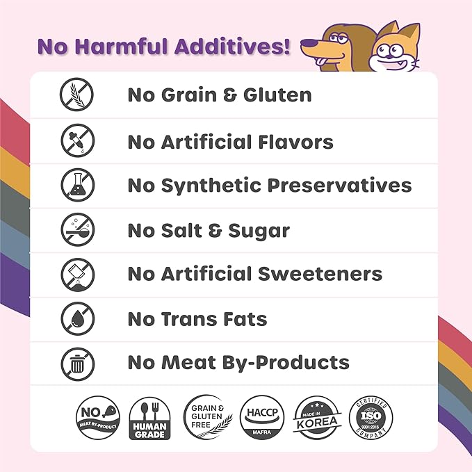 Choolip Squeeze Vita Stick Lickable Cat and Dog Treats – 7-Count Variety Pack – Creamy Puree with Multivitamins for Joints, Skin, Heart, Kidney, Liver, Eyes & Brain – Grain-Free & Vet-Formulated