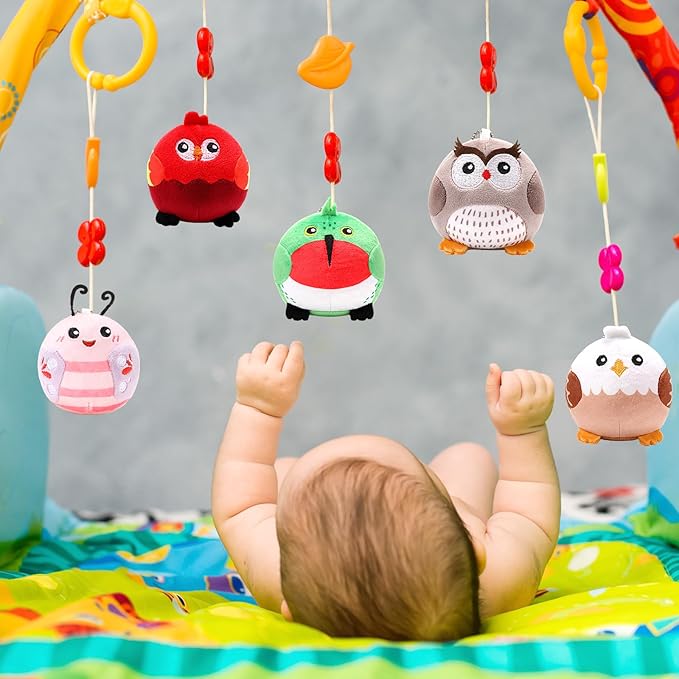 Libima 9 Pcs Mini Stuffed Animals Gifts 3.15 Inch Small Plush Keychains Cute Ornaments Bulk Toys for Baby Shower Birthday Party Gift Bags Fillers Valentines Easter Basket Stuffers(Flying Animals)