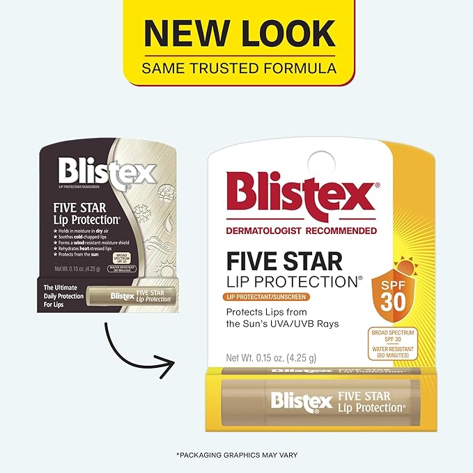 Blistex Five Star Lip Protection SPF 30 0.15 oz
