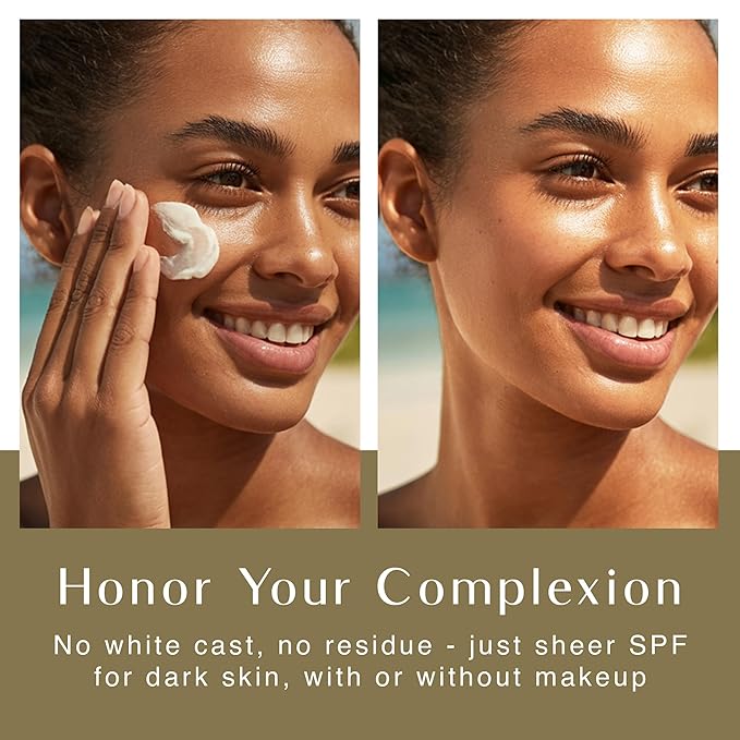 Black Girl Sunscreen SPF 30 for Face & Body - Moisturizing Skin Protection, SPF 30, Sun Lotion for Women & Men, Ultra Sheer, Travel Size, No White Cast for Melanin Rich Skin - 2 fl oz, 2 Pack