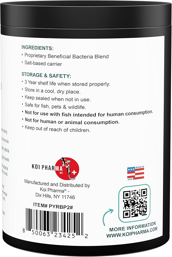 Koi Pharma® Pure Year-Round Bacteria Pro – All-Season Beneficial Pond Bacteria for Clear Water, Sludge Control & Healthy Koi and Goldfish (2 Pound)
