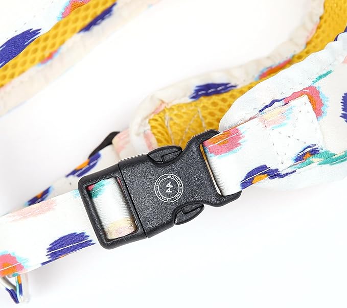 Angie and Allie Organic Cotton Dog Harness,No Pull Pet Harness with Leash D-Ring,Adjustable Soft Padded Dog Vest,Comfortable,Sustainable,Breathable and Stylish for Your Canine Companion