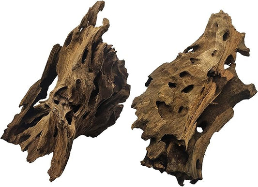 Hamiledyi Natural Driftwood for Aquarium Decor Sinkable Reptile Wood Branches Fish Tank Log Habitat Decorations Terrarium Ornament Assorted