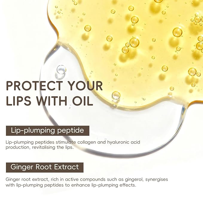 KISSIO PLUMP Lip Plumper,0.3 fl oz (9 ml),Maximum Plump with Ginger and Peptides,Extreme Lip Plumper,Hydrating and Plumping,Lips Lines Care,Lips Gloss,Proficient