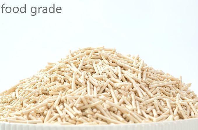 Tofu Cat Litter 5.6LB Fast Clumping, Dust-Free,100% Natrual Raw Materials, Clumping,Flushable,Ultra Absorbent and Fast Drying,Solubility in Water,Really Dust-Free,Less Scattering