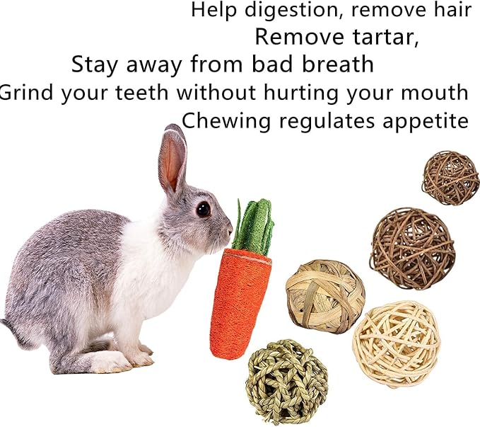Hamster Chew Toys，24PCS Combined Chew Toys Molar Sticks Sweet Bamboo Apple Branch Molar Toy for Rabbits Pets Chinchilla Squirrel Gerbil Hamster Squirrel Guinea