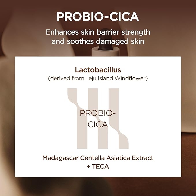 SKIN1004 Probio Cica Intensive Ampoule, Centella Serum for Face with Ceramide, Facial Serum for Nourishing & Soothing, Centella Ampoule for Skin Barrier Support, Korean Skin Care, 3.21fl.oz / 95ml