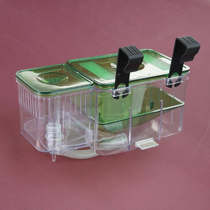 Fishtank Hatchery Incubator Aquarium Small Breeding Box Clear Breeder Isolation Hatching Boxes with Hook Fish Spawning Container
