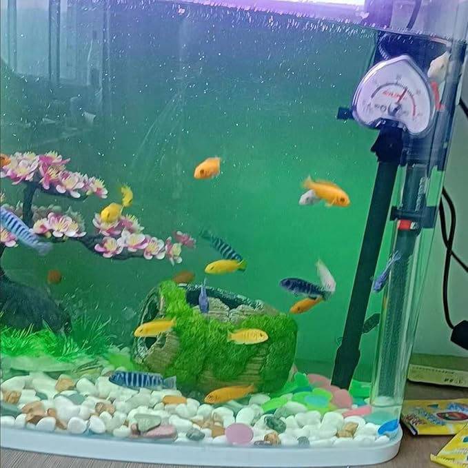 Fish Tank Accessories Decorations, Aquarium Hideout Cave for Betta, Fish Tank Ornament 3.5"
