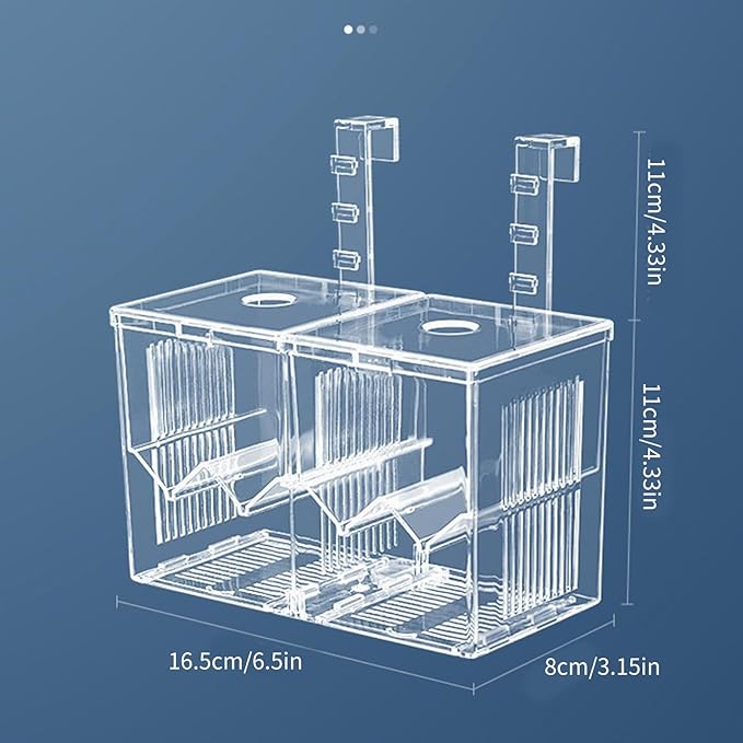 Breeding Tanks for Aquarium Small Fish Isolation Box Hatchery Boxes for Fish Clear Fish Spawning Box Fish Hatchery Box