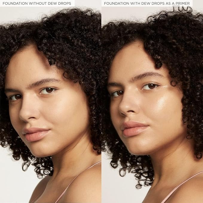 Glow Recipe Watermelon Niacinamide Dew Drops, Korean Niacinamide Serum Drops, Hydrating Face Serum + Primer & Liquid Highlighter, Hyaluronic Acid, Dewy Glow (40ml)