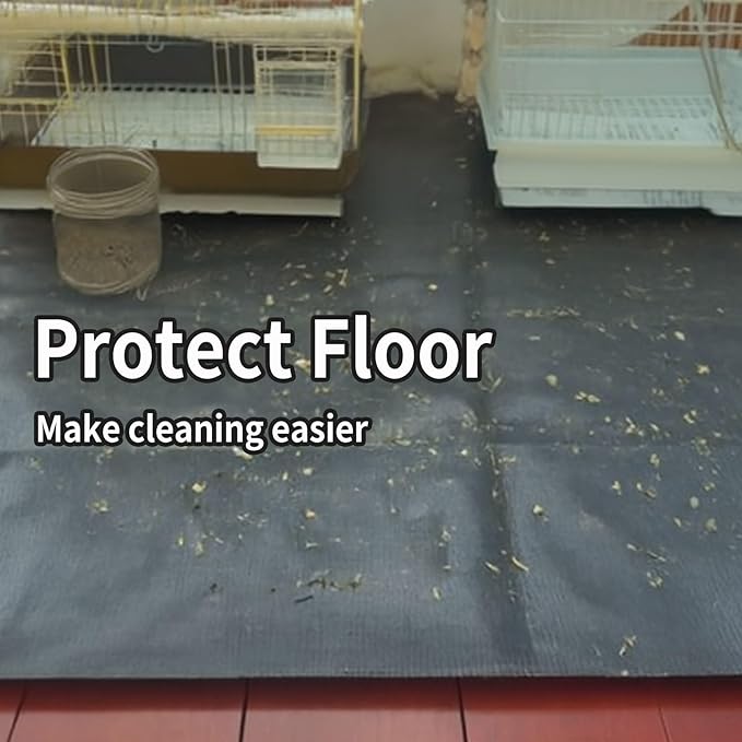 Reusable Playpen Liner for Small Animal Cage Waterproof 59"x39" Large Washable Cage Liner Tarp Base Bottom Small Animal Bedding for Rabbit, Guinea Pig, Chick, Duckling