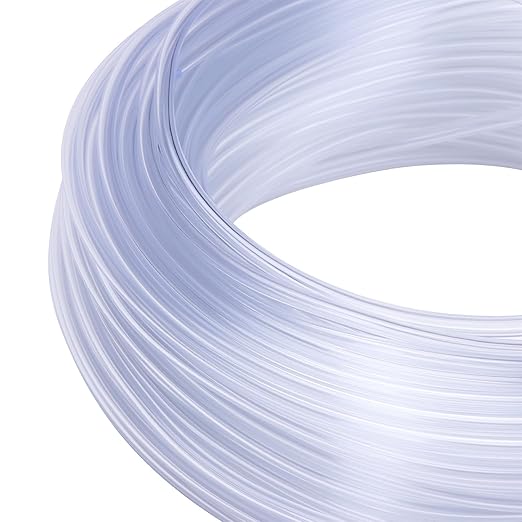 DERNORD PVC Tubing 1/16"ID X 1/8"OD Flexible Clear Vinyl Hose 100 Feet for Food Grade