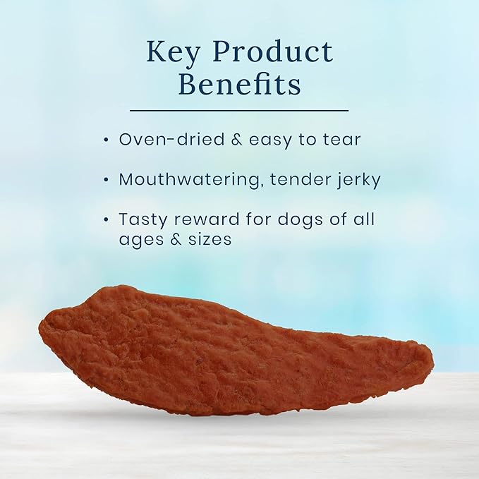 Blue Buffalo True Chews Premium Jerky Cuts Natural Dog Treats, Steak 10 oz bag