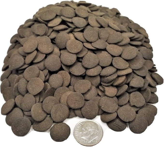 Aquatic Foods Ultra Multi-Worm 12mm - 1/2'' Sinking Wafers of 6-Types of Worms. Ideal for Bottom Fish, Plecos, Shrimp, Snails, Crayfish, All Herbivorous & Omnivorous Tropical Fish...1-lb